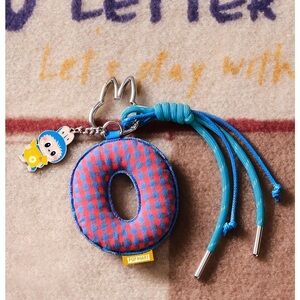 LETTER O - Authentic Pop Mart Pin For Love Letter Pendant, Confirmed Blind Box